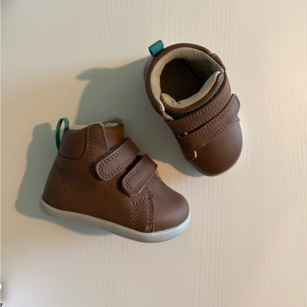 Ten Little Everyday High Top Sneakers for baby toddler mocha brown size 4